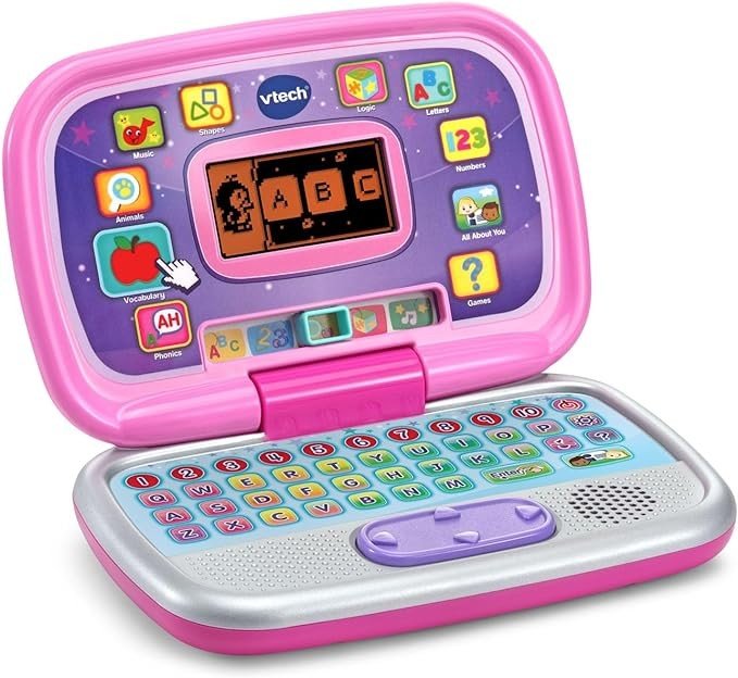 VTech Play Smart Preschool Laptop, Pink