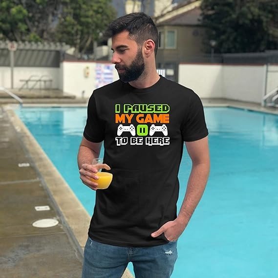 Market Trendz Funny Video Game Shirt for Gamers T Shirt Video Game Shirts for Men