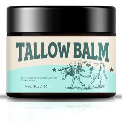 ALSTEN Tallow Balm, Organic Grass Fed Tallow Balm, 2 oz, Moisturizing and Smooth Skin for Face and Body, All Natural Daily Skin Care, 01c