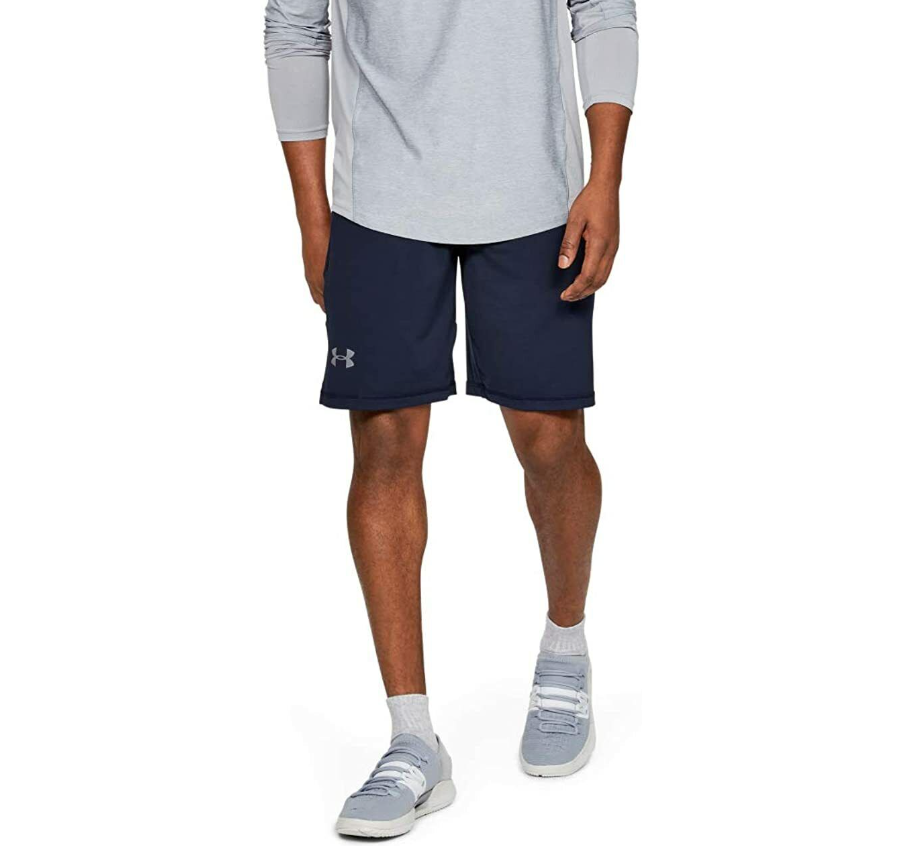New With Tags Mens Under Armour Gym UA Muscle Athletic Logo 10" Shorts
