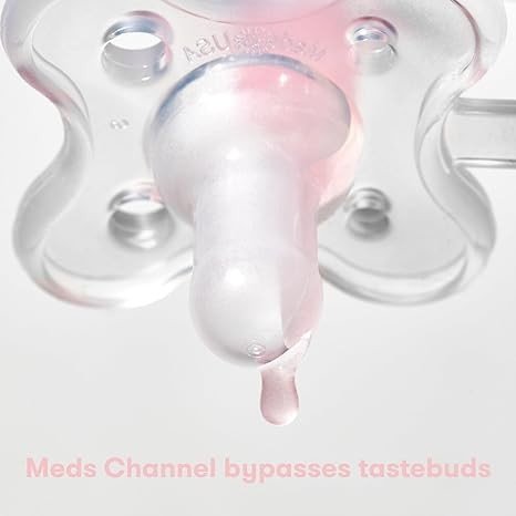 Frida Baby Medicine Pacifier, Medi Frida Baby Medicine Syringe & Accu-Dose Pacifier, Baby Medicine Dispenser for Mess & Fuss Free Use