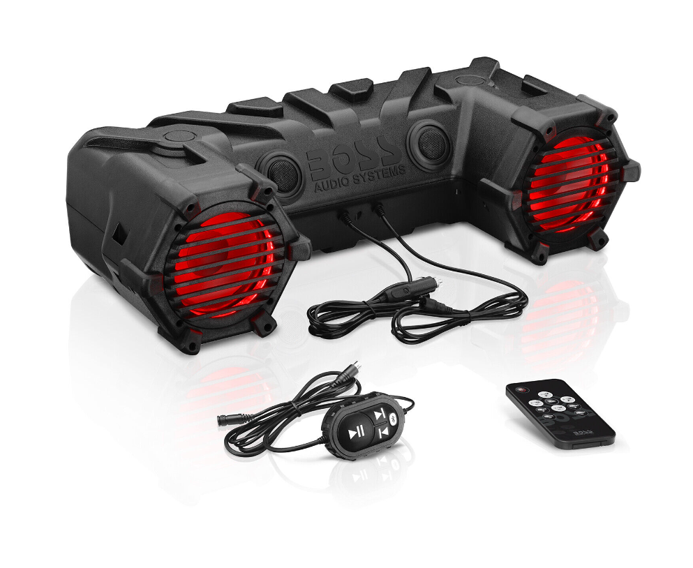 BOSS Audio Systems ATV30BRGB ATV UTV Weatherproof Sound System - 6.5� Speakers