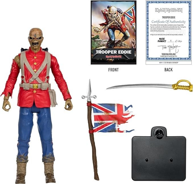 McFarlane Toys - Music Maniacs Metal Trooper Eddie (Iron Maiden) 6in Action Figure