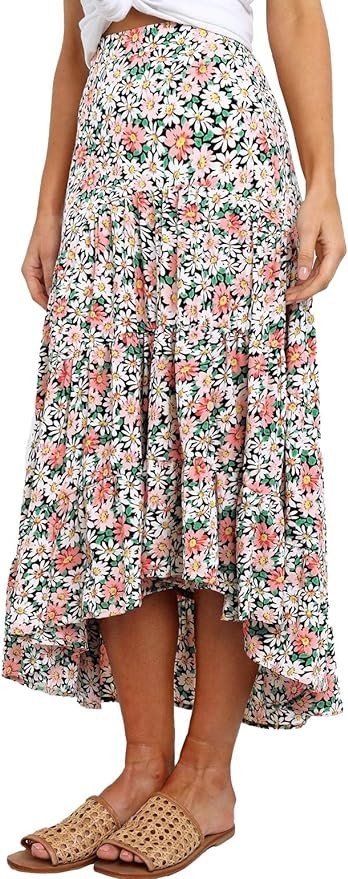 Pretty Garden Womens A Line Maxi Skirt
