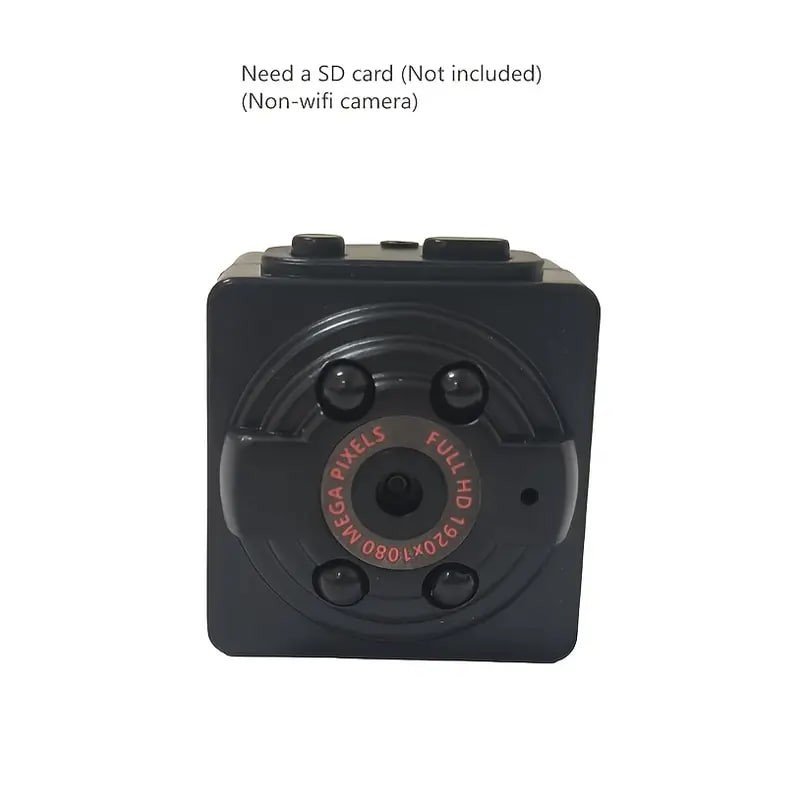 1pc Small Camera HD Portable Camera, Outdoor Sports Infrared Night Vision Mini Camera, Aerial Recorder Camera, Micro Cam SQ8